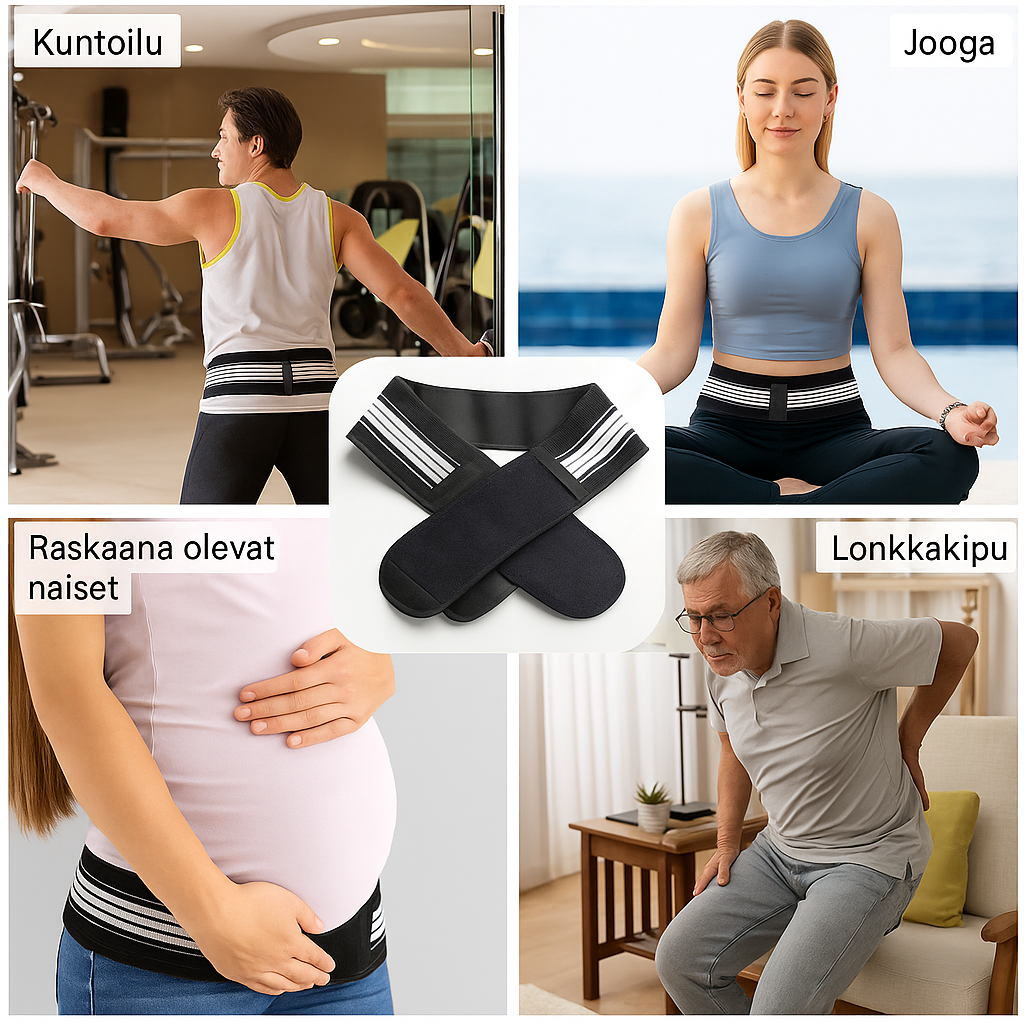 AsenCare™ Selkävyö Luonnollinen apu alaselkäkipuun – ilman lääkkeitä!